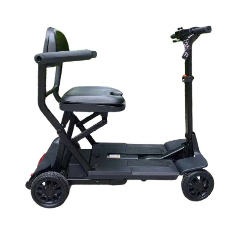Skyblue MS-03 opvouwbare scootmobiel, zijaanzicht